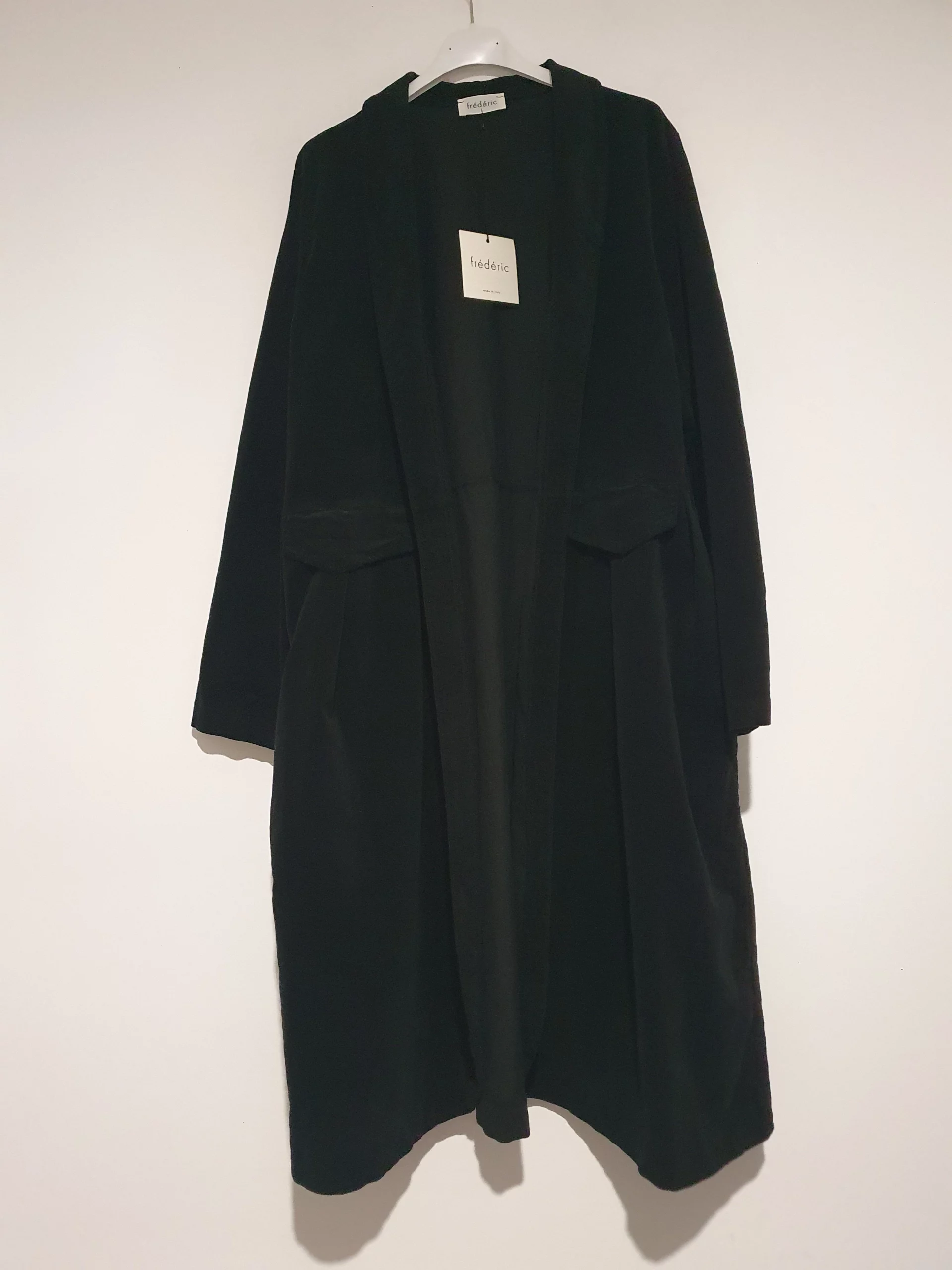 Women's Natural Cotton Velvet Coat Black Women's Natural Cotton Velvet Coat