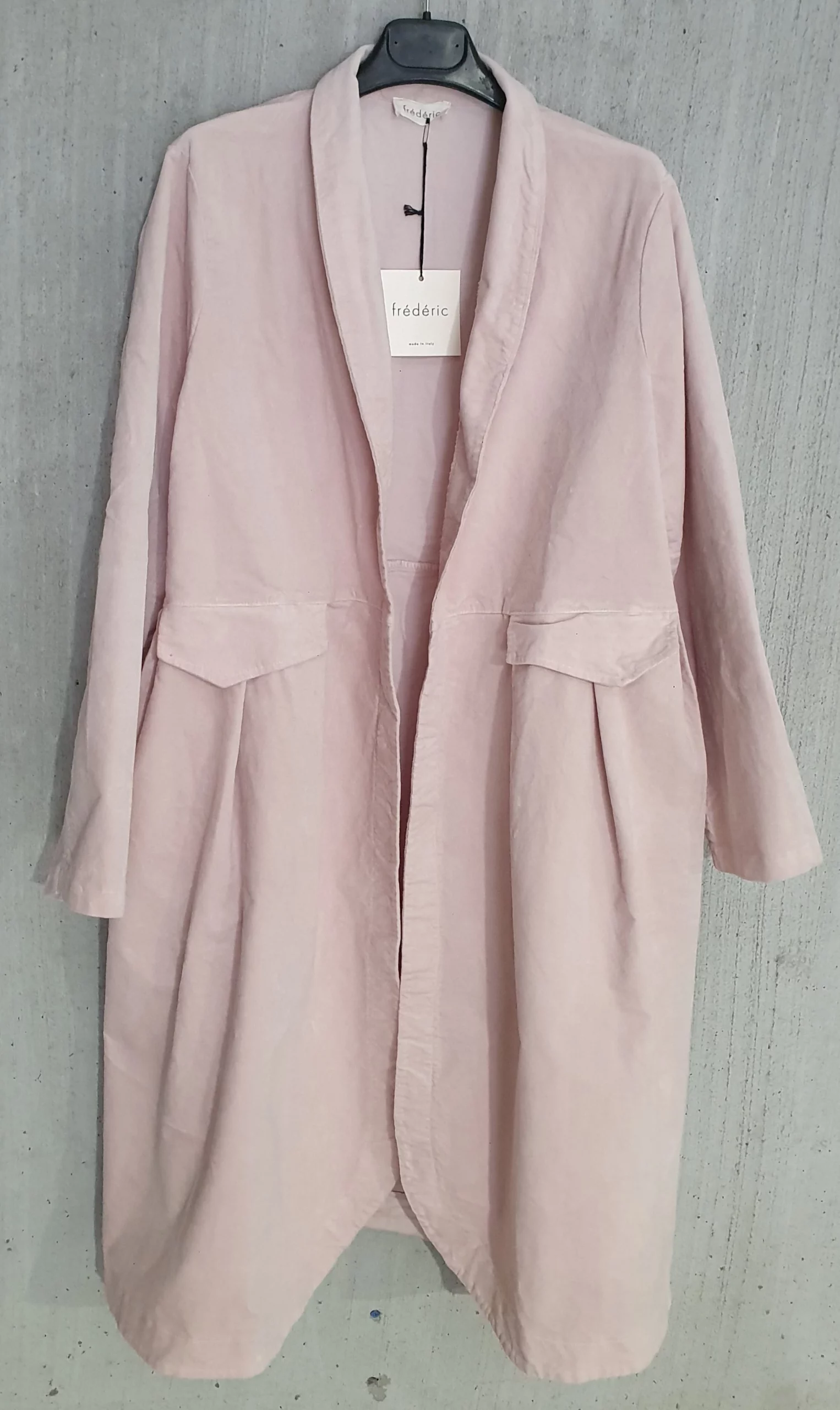 Women's Natural Cotton Velvet Coat Rose Women's Natural Cotton Velvet Coat