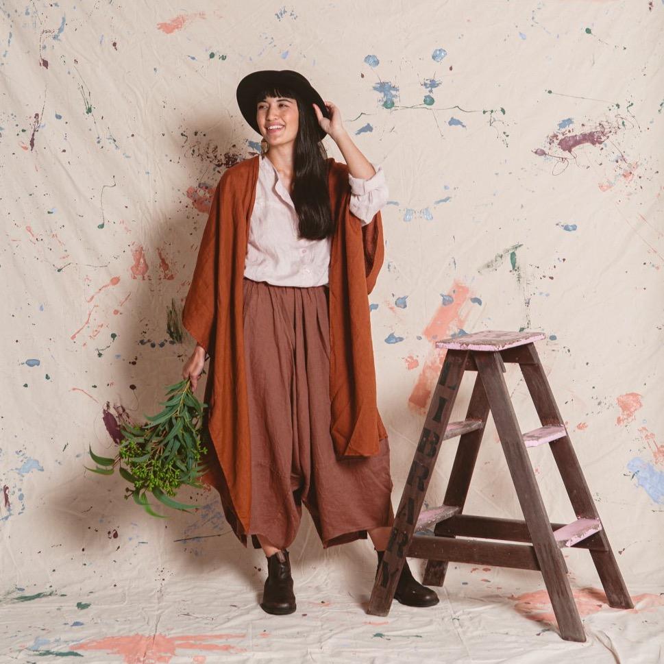 Shisho Print Pant – Zebrano | Designer Clothing NZ
